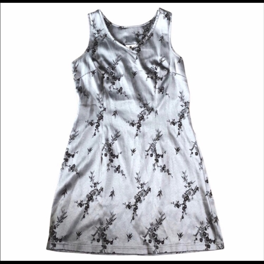 UN DEUX TROIS silver dress